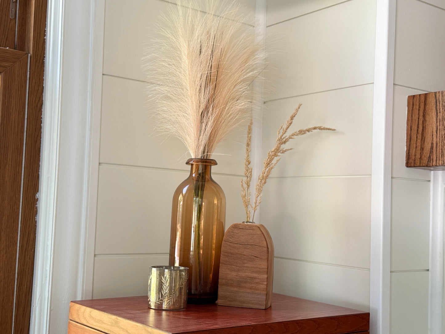 Harvest Light - Weathered Sycamore Bud Vase